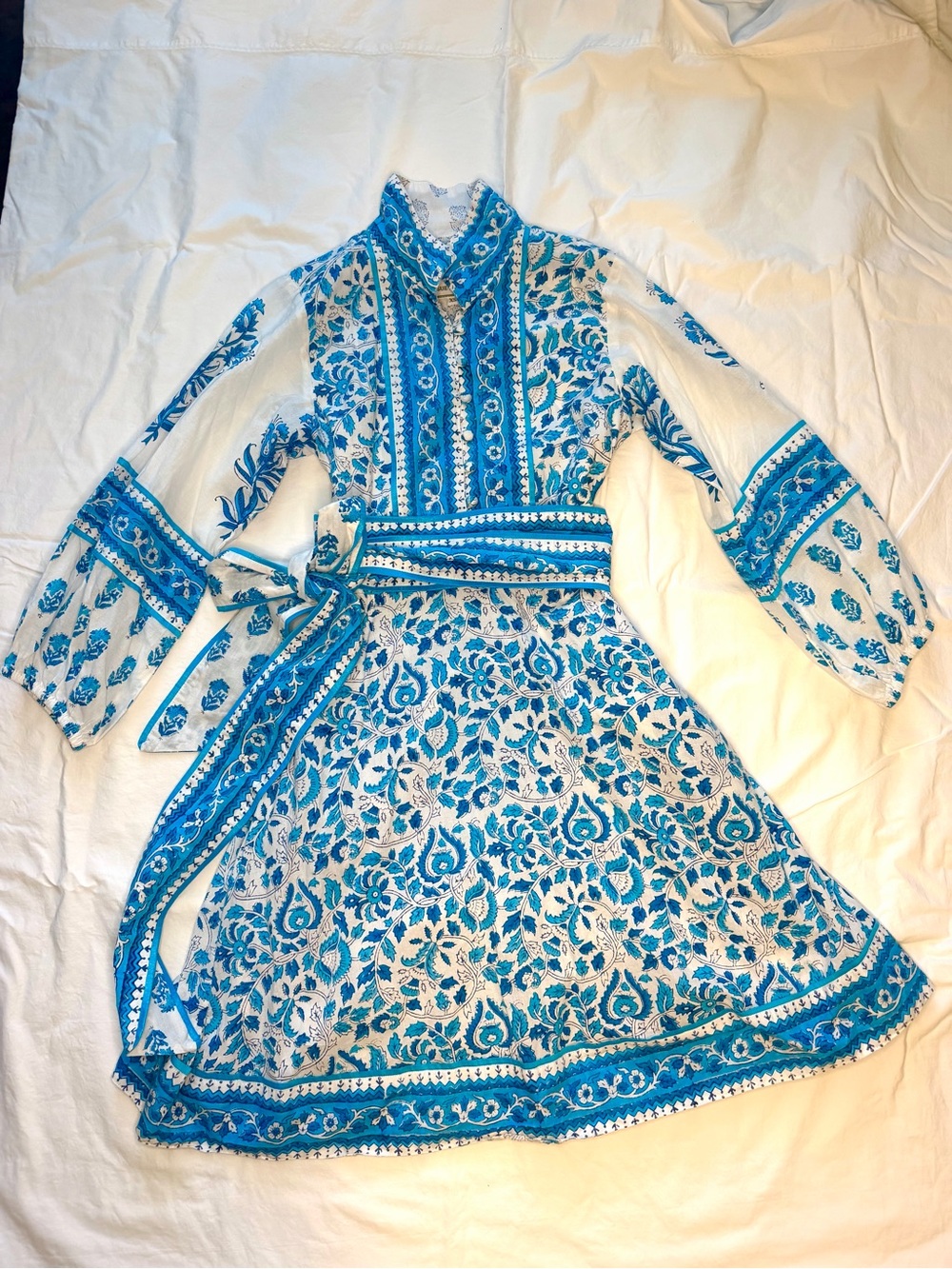 Sue Sartor Flounce Shirty Dress.
